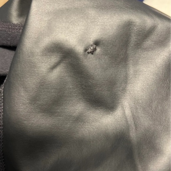 ATHLETA Gleam Faux Leather Panel Leggings - Picture 7 of 7